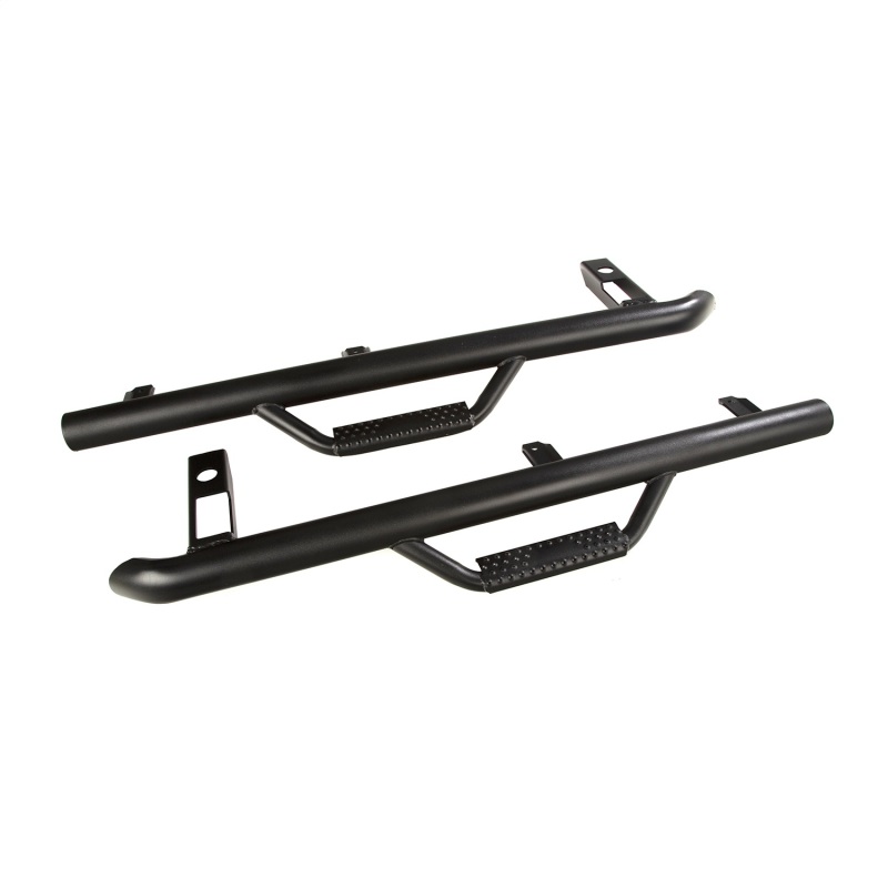 Jeep Wrangler TJ Nerf Bars - Rugged Ridge - Spartan - Textured Black - `97-`06